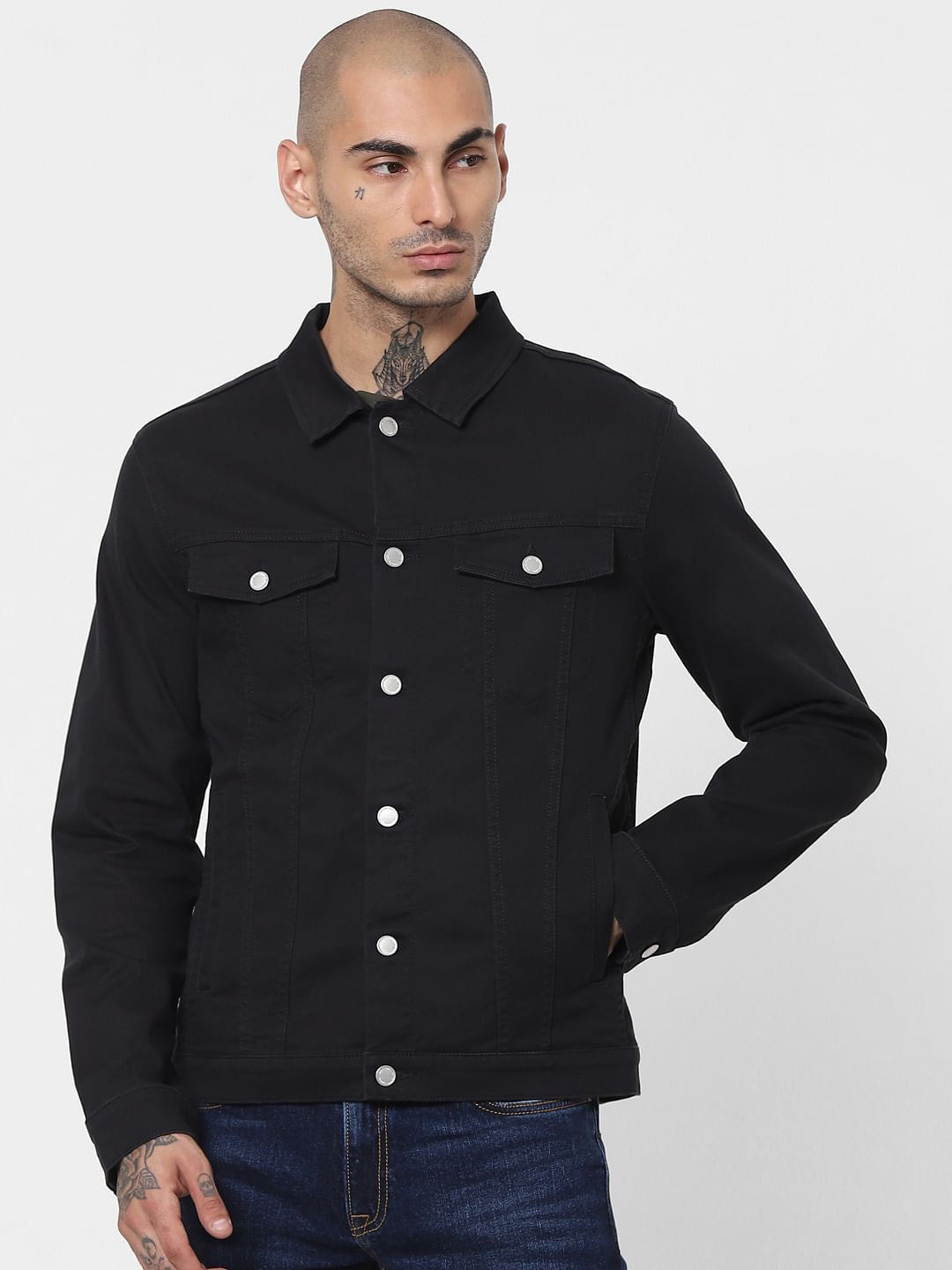 Black Solid Jacket