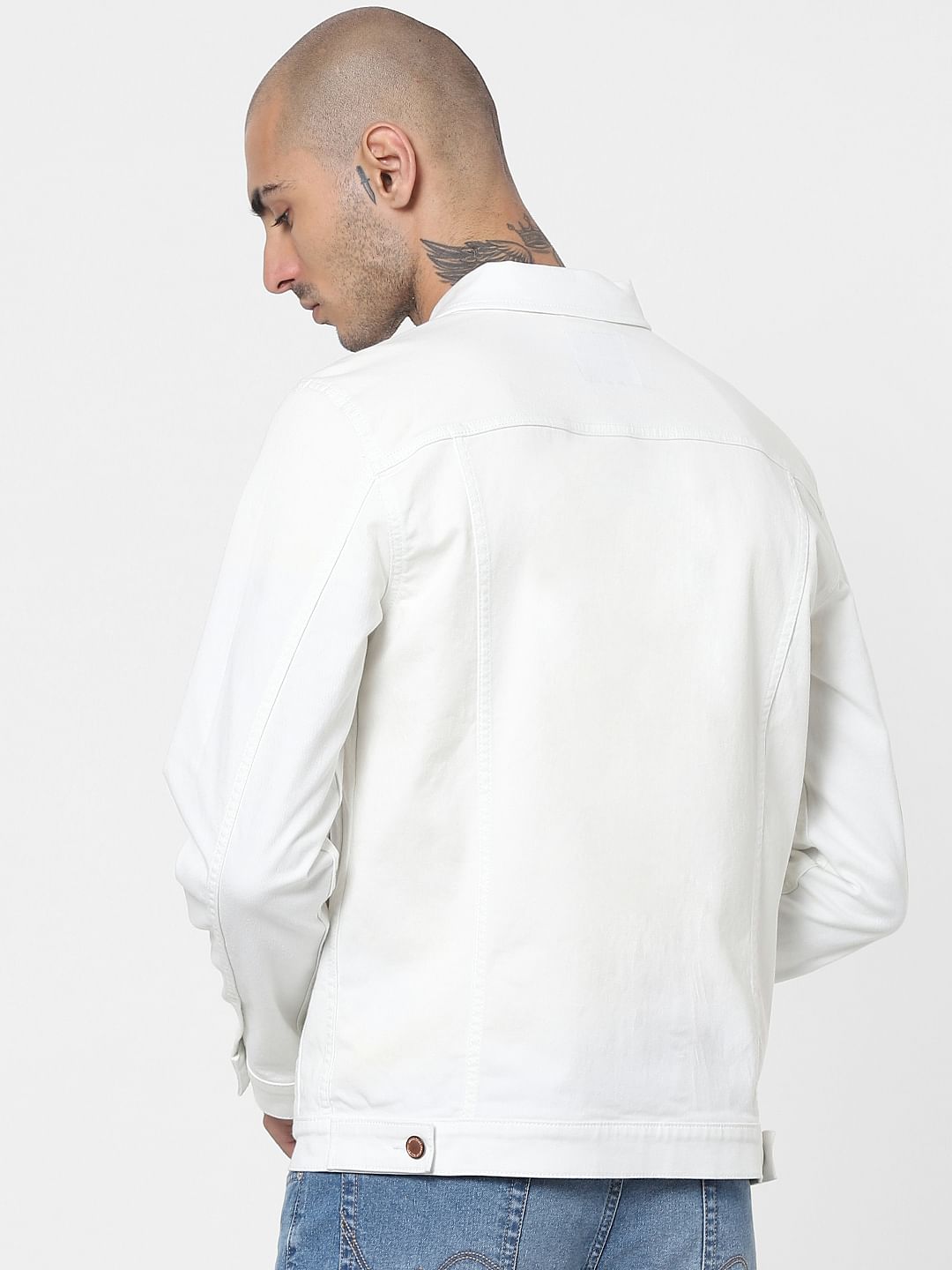 White Solid Jacket