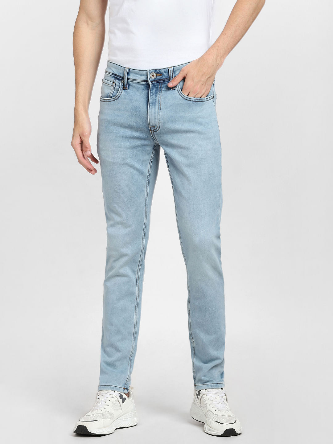 Light Blue Low Rise Ben Skinny Jeans