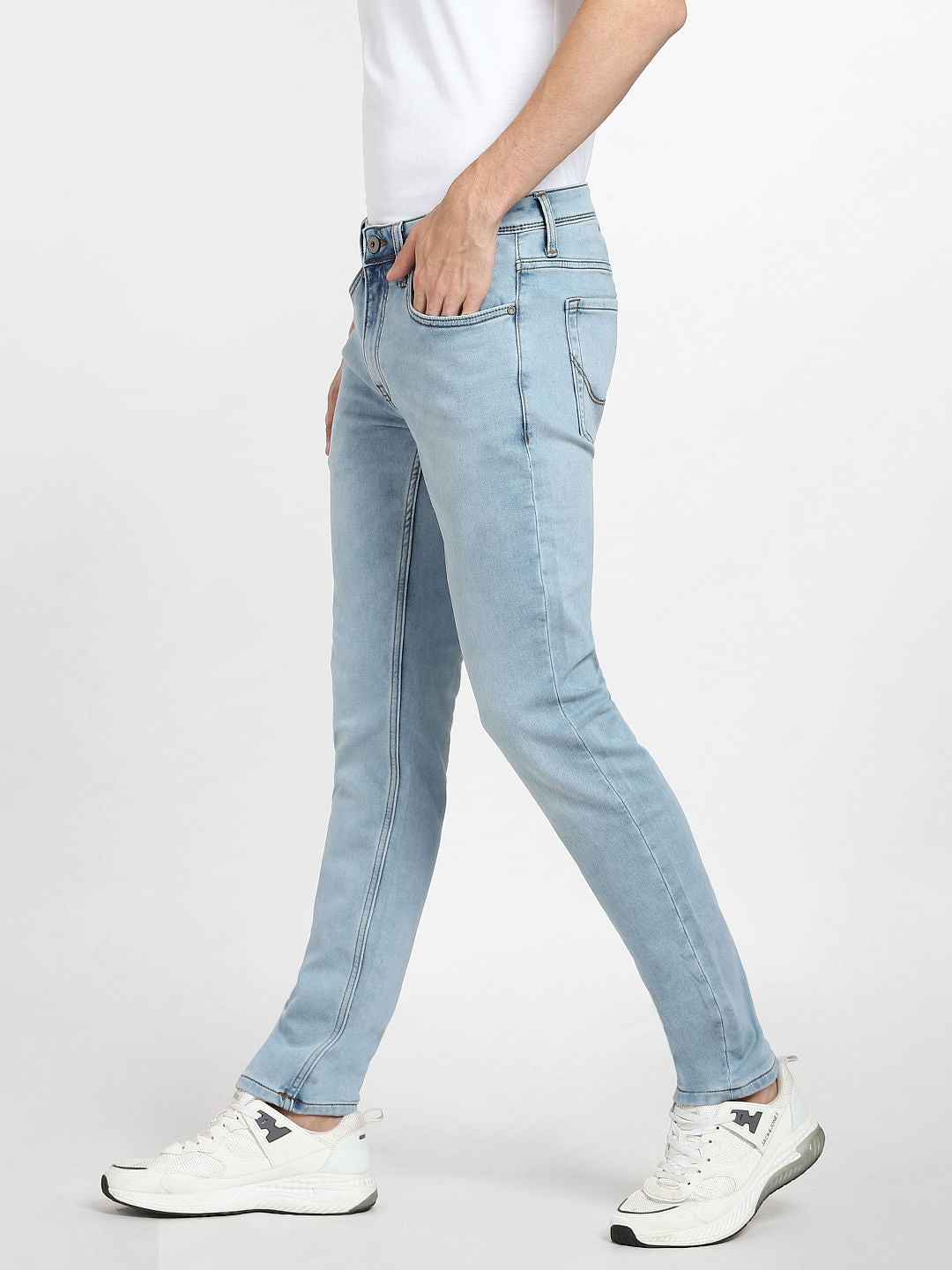 Light Blue Low Rise Ben Skinny Jeans