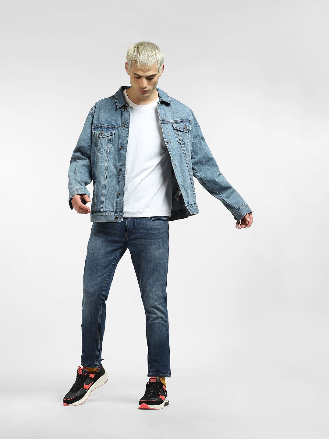 Blue Low Rise Liam Skinny Jeans