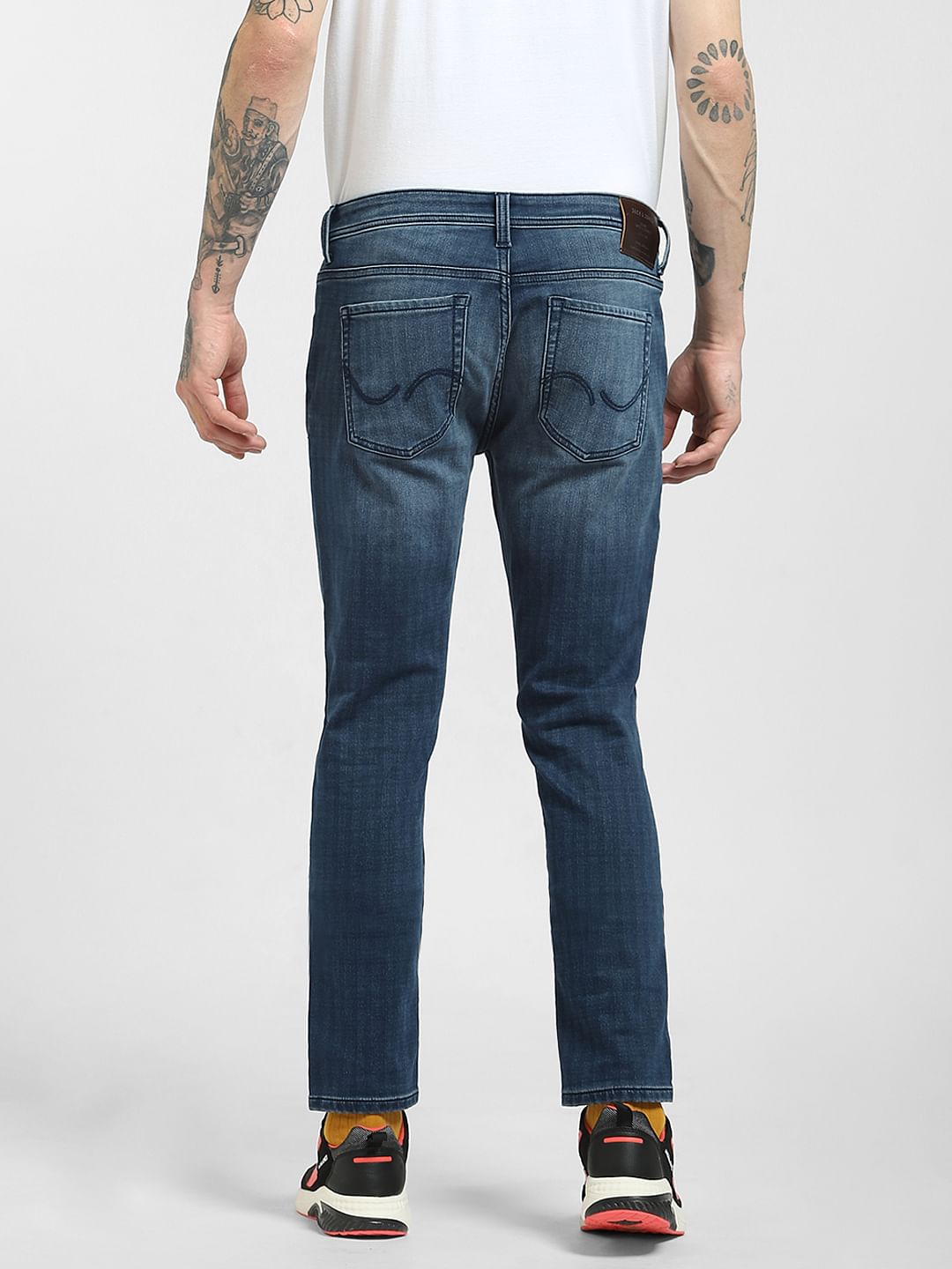 Blue Low Rise Liam Skinny Jeans