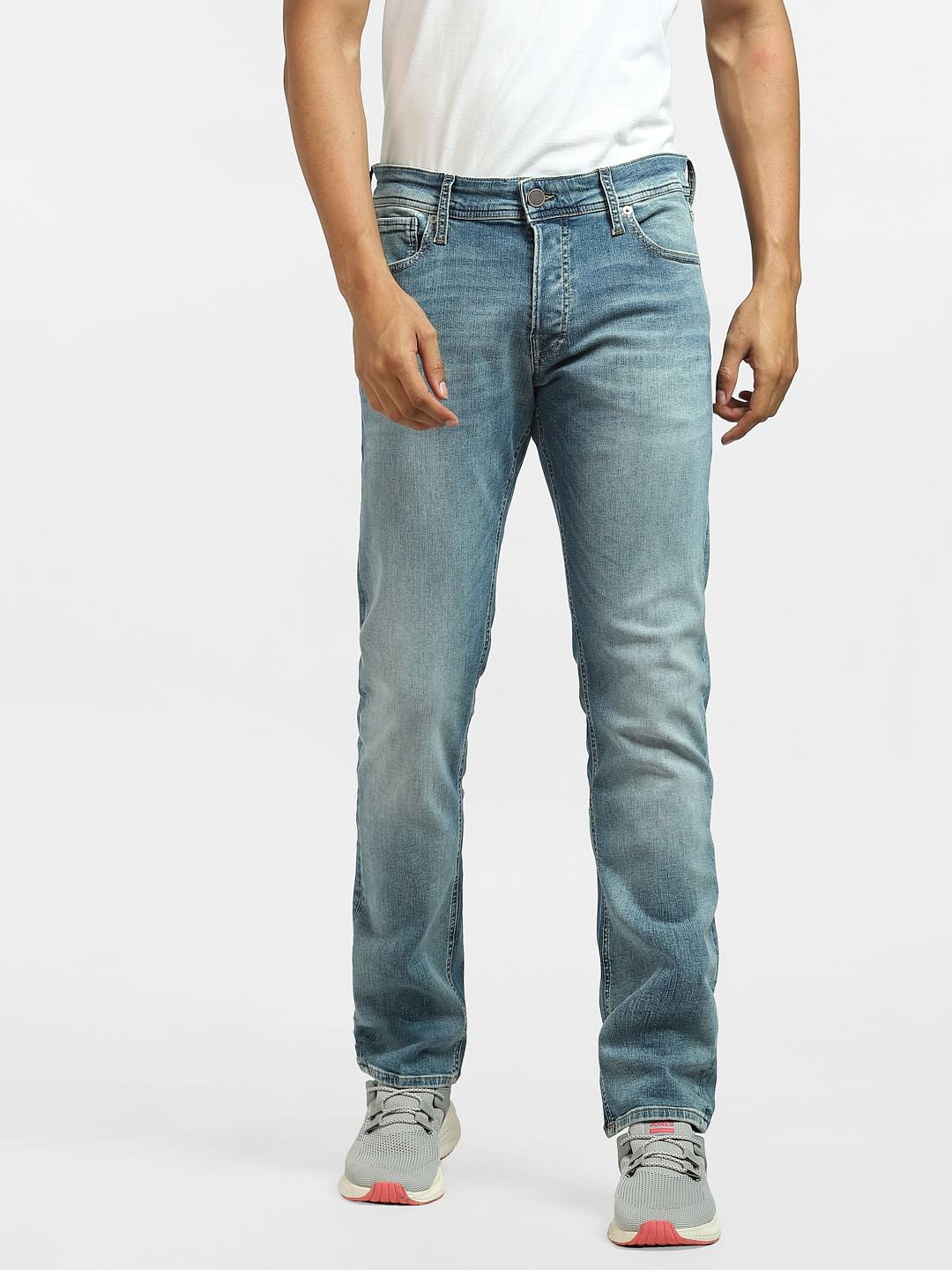 Light Blue Washed Glenn Slim Jeans