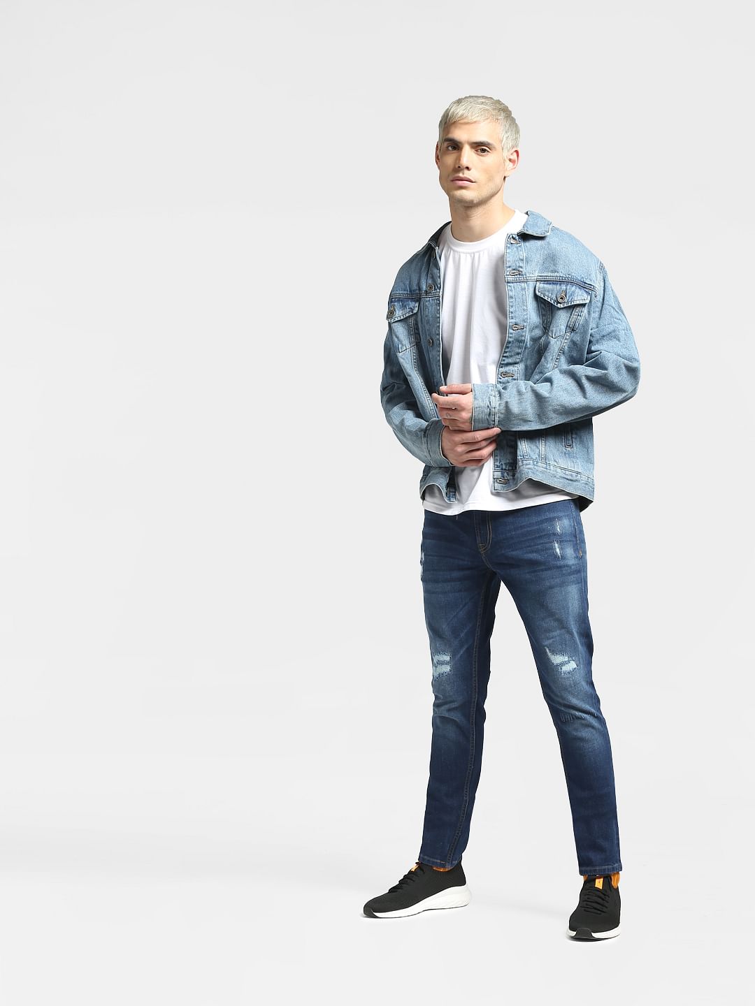 Blue Low Rise Liam Skinny Jeans
