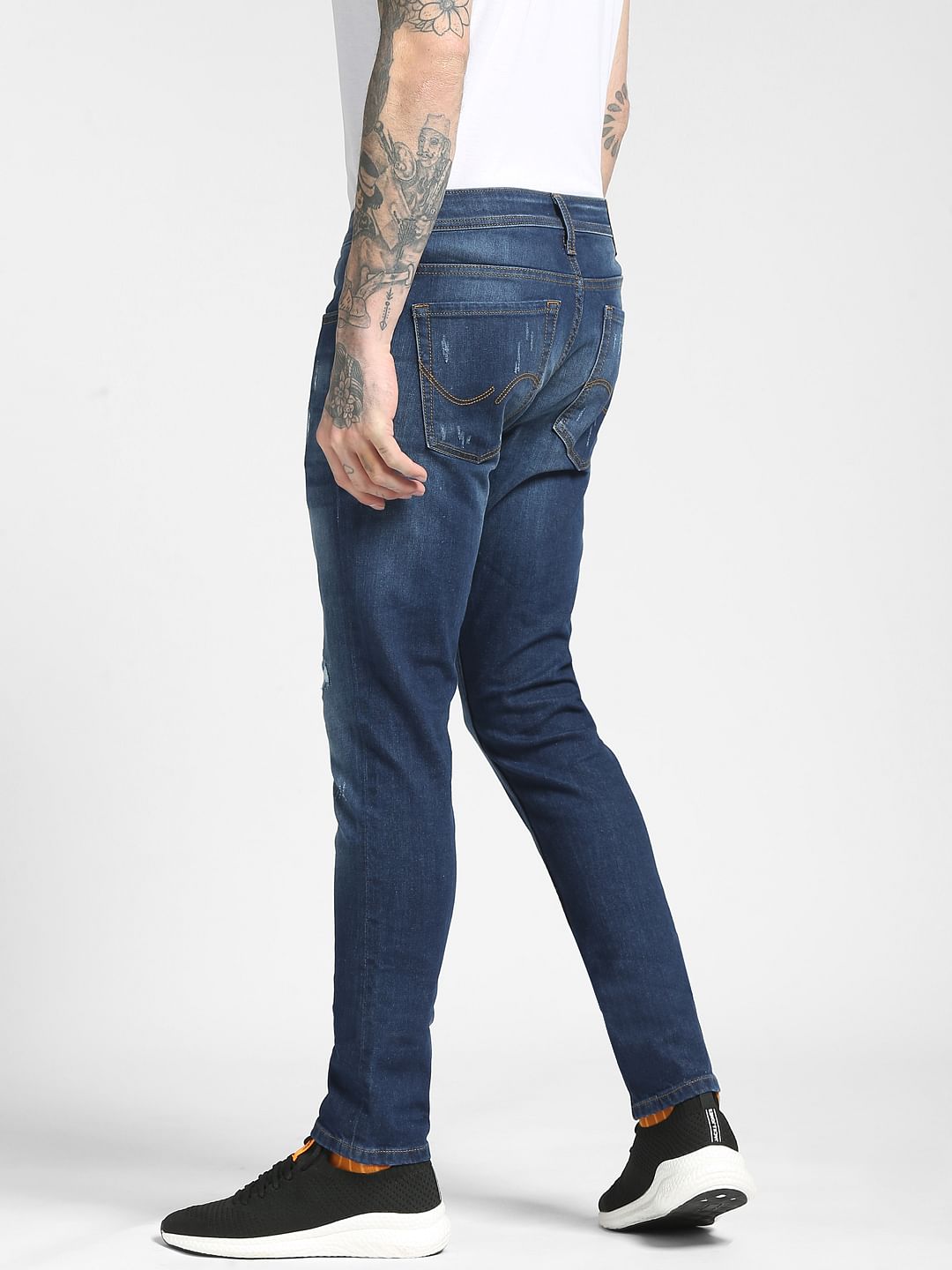 Blue Low Rise Liam Skinny Jeans