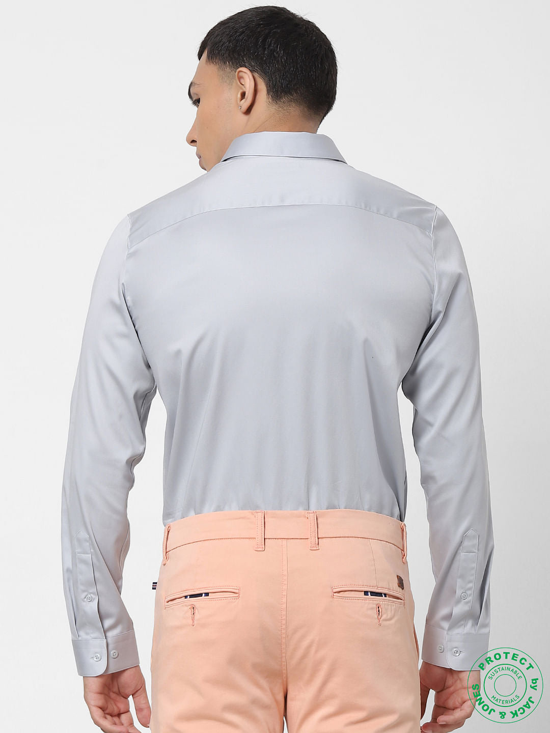 Grey Full Sleeves Shirt