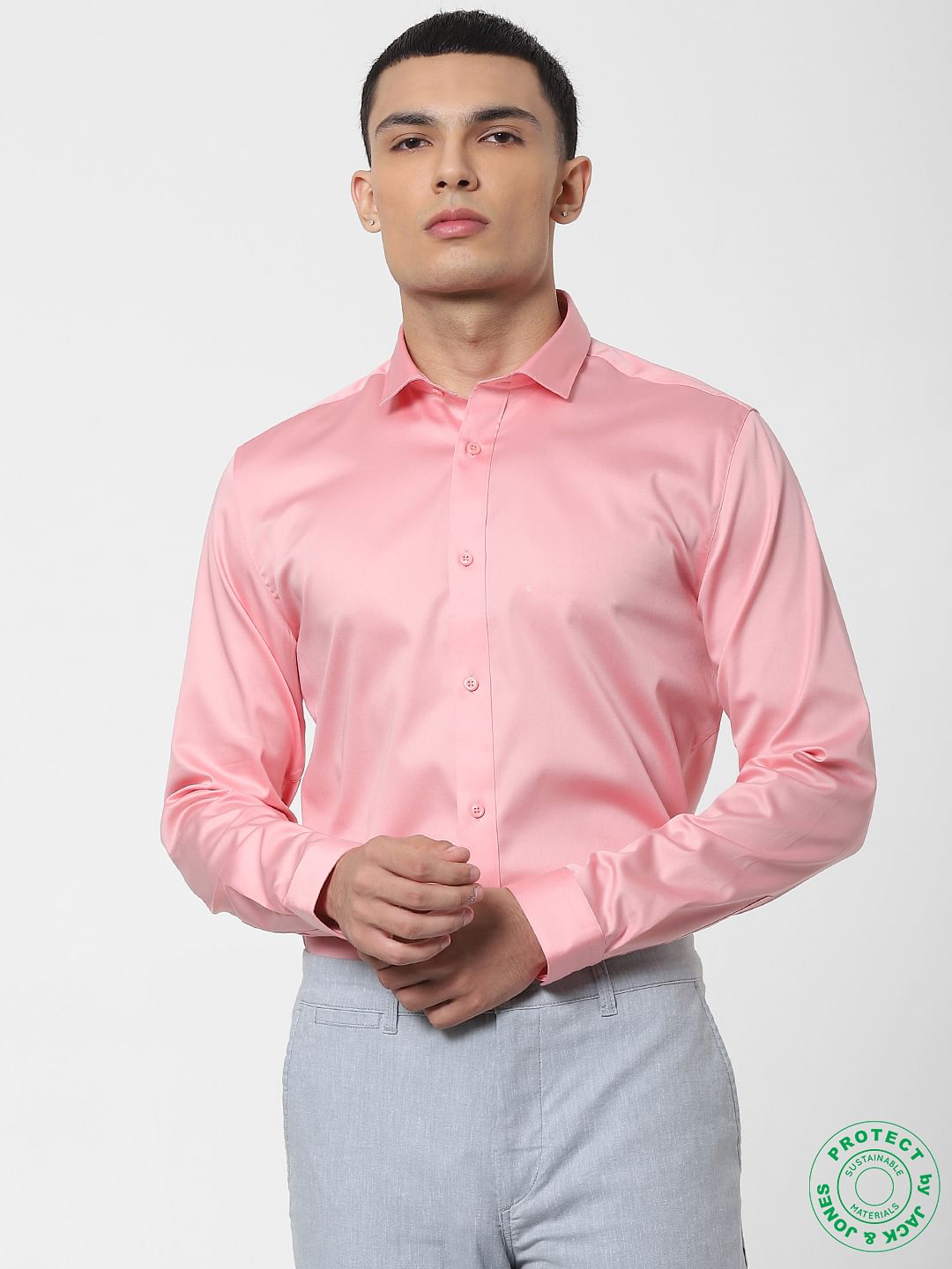 Pink Full Sleeves Shirt