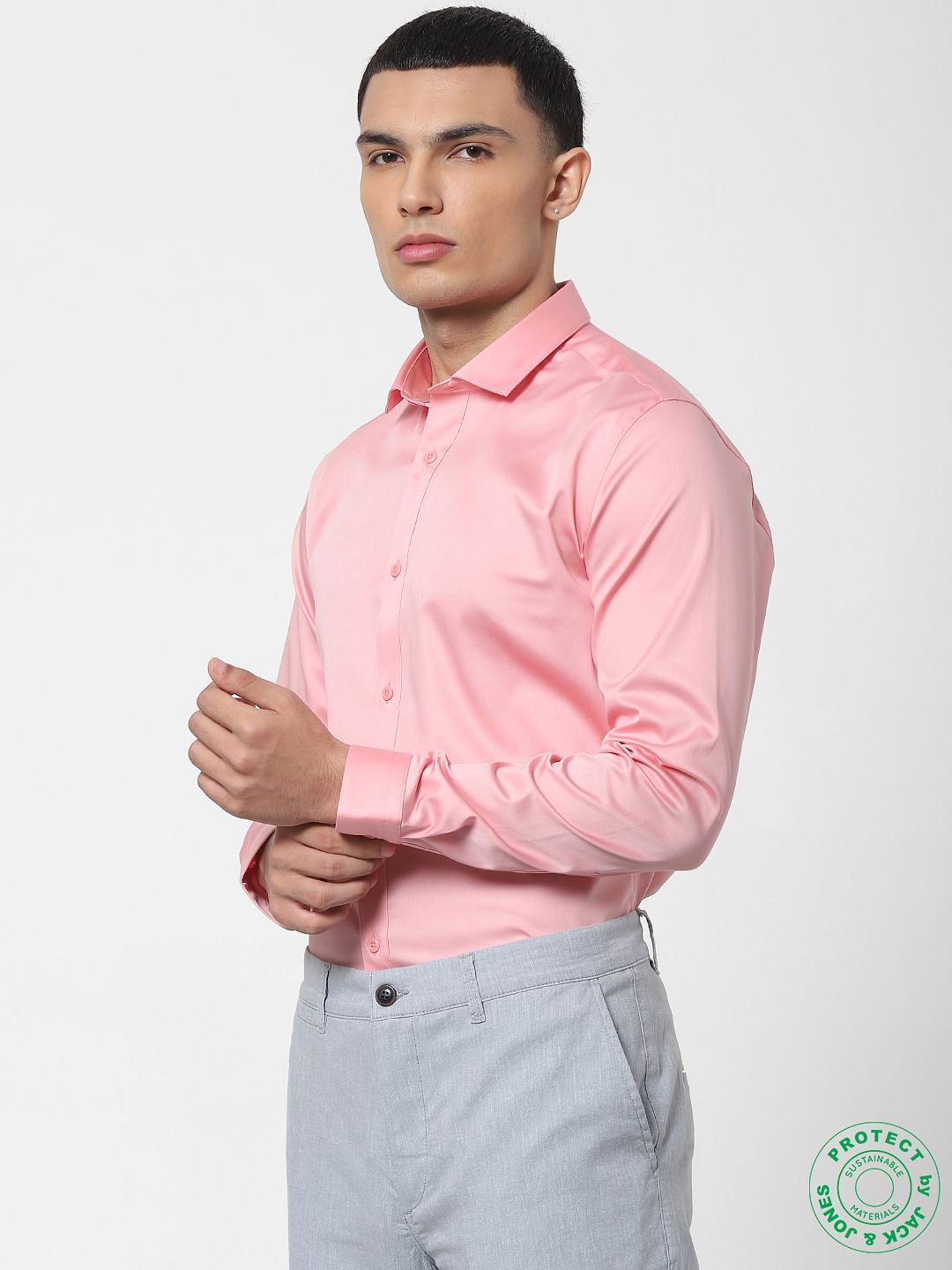 Pink Full Sleeves Shirt