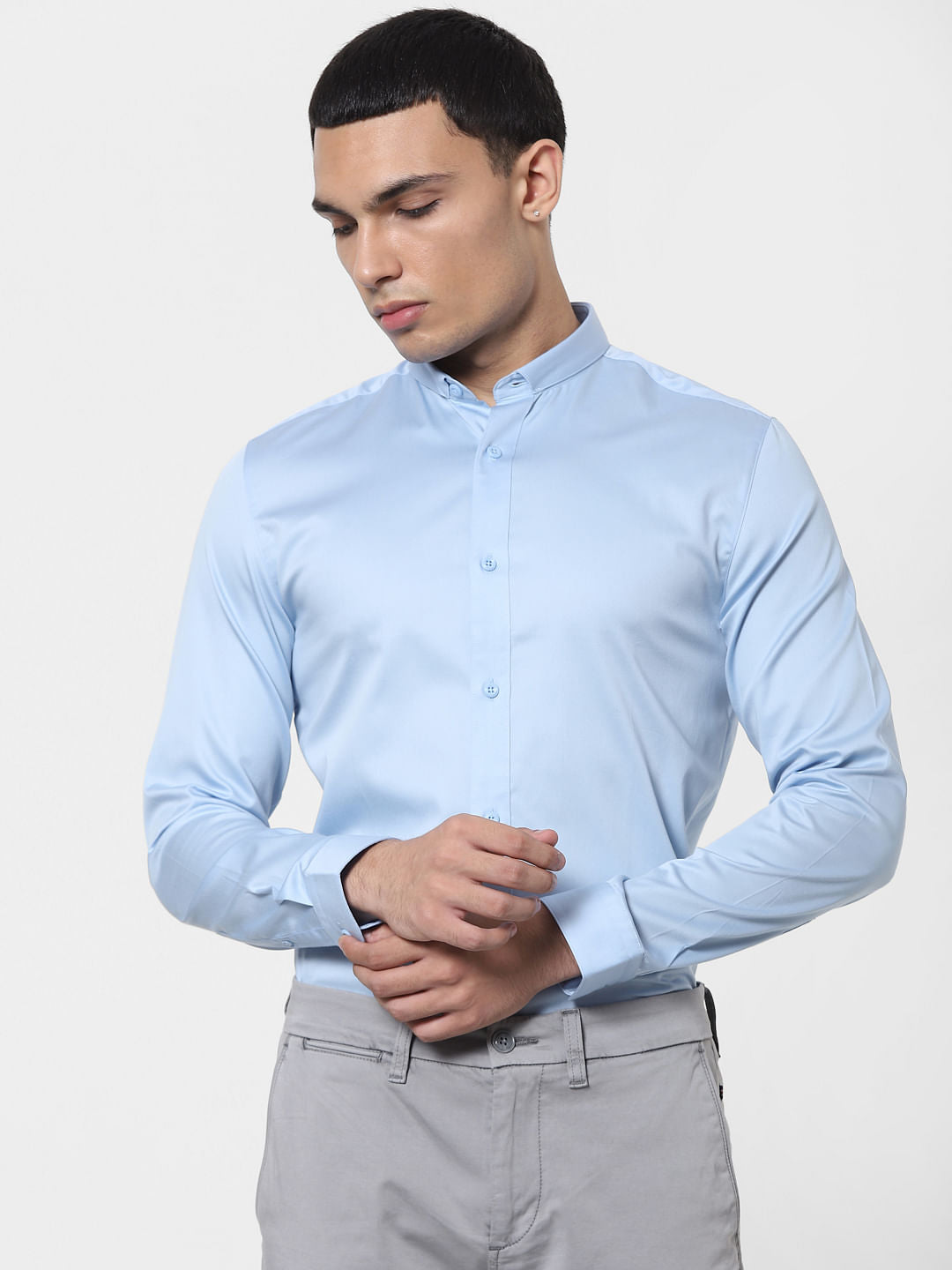 Blue Full Sleeves Shirt