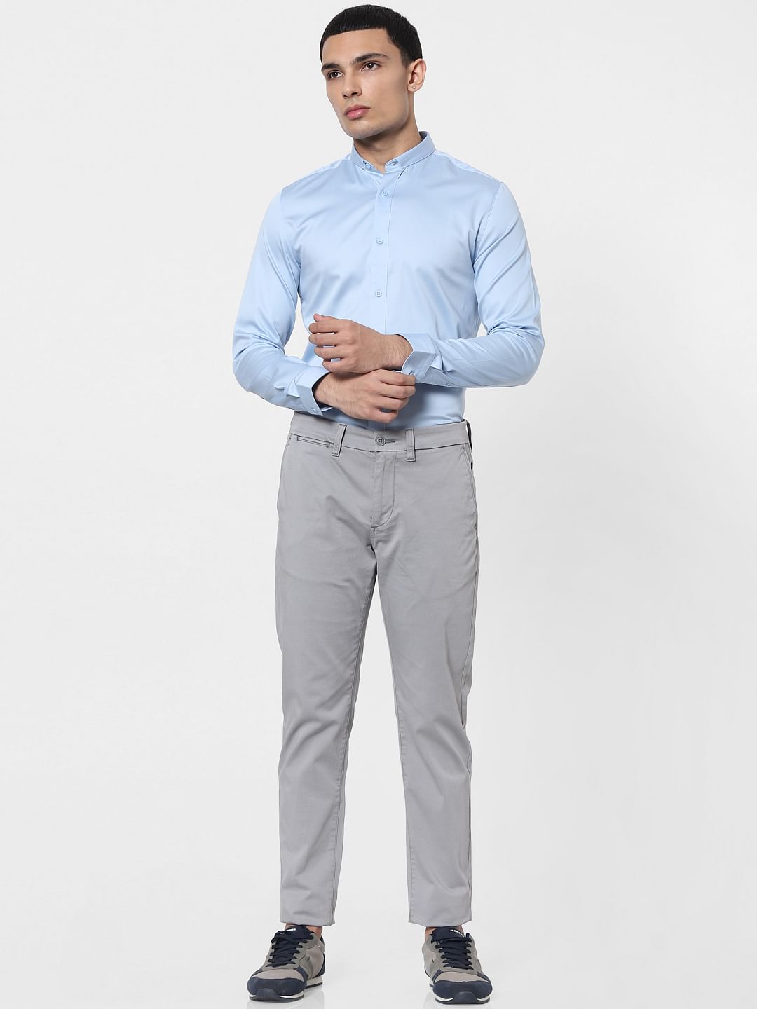 Blue Full Sleeves Shirt