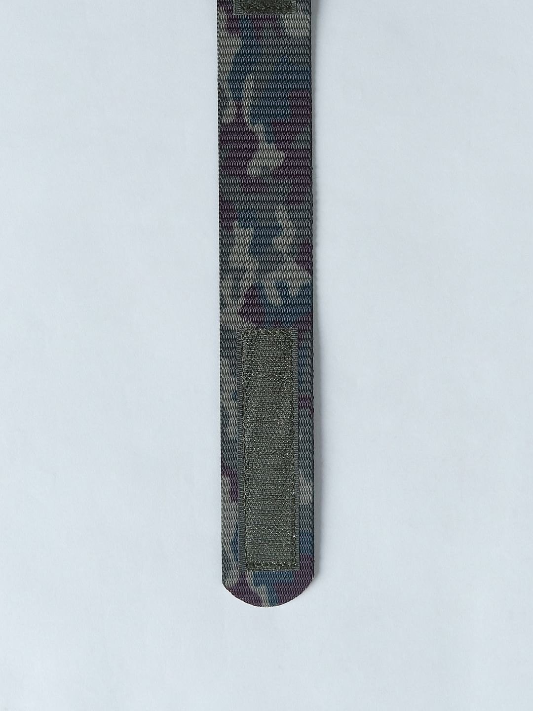 Green Camo Print Military Belt