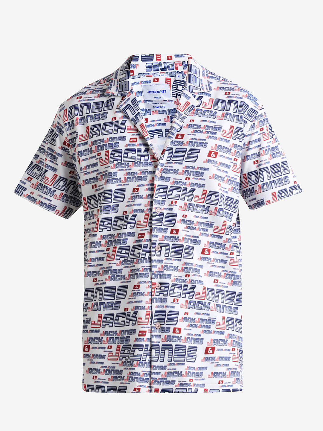 URBAN RACERS by JACK&JONES WHITE PRINTED SHIRT