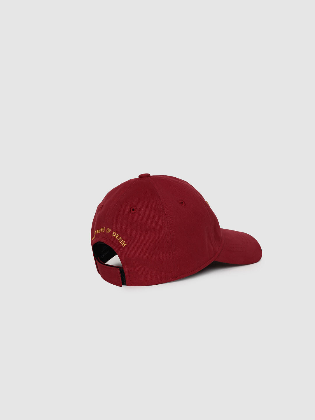 BOYS Red Logo Print Baseball Cap