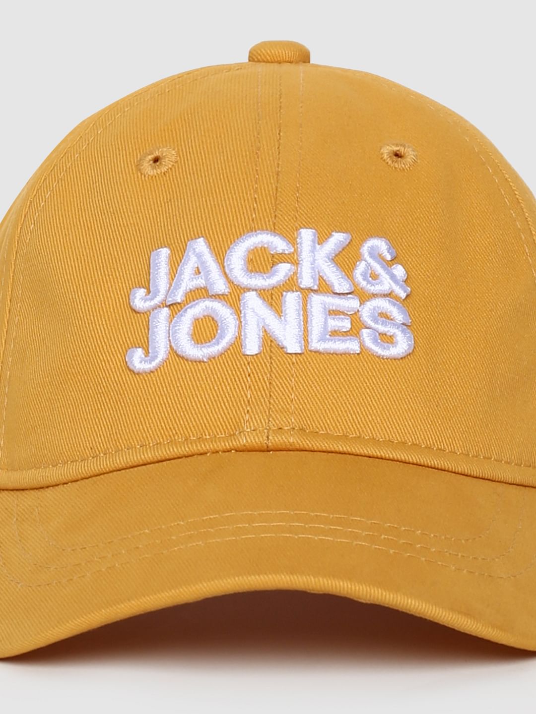 BOYS Yellow Logo Print Baseball Cap