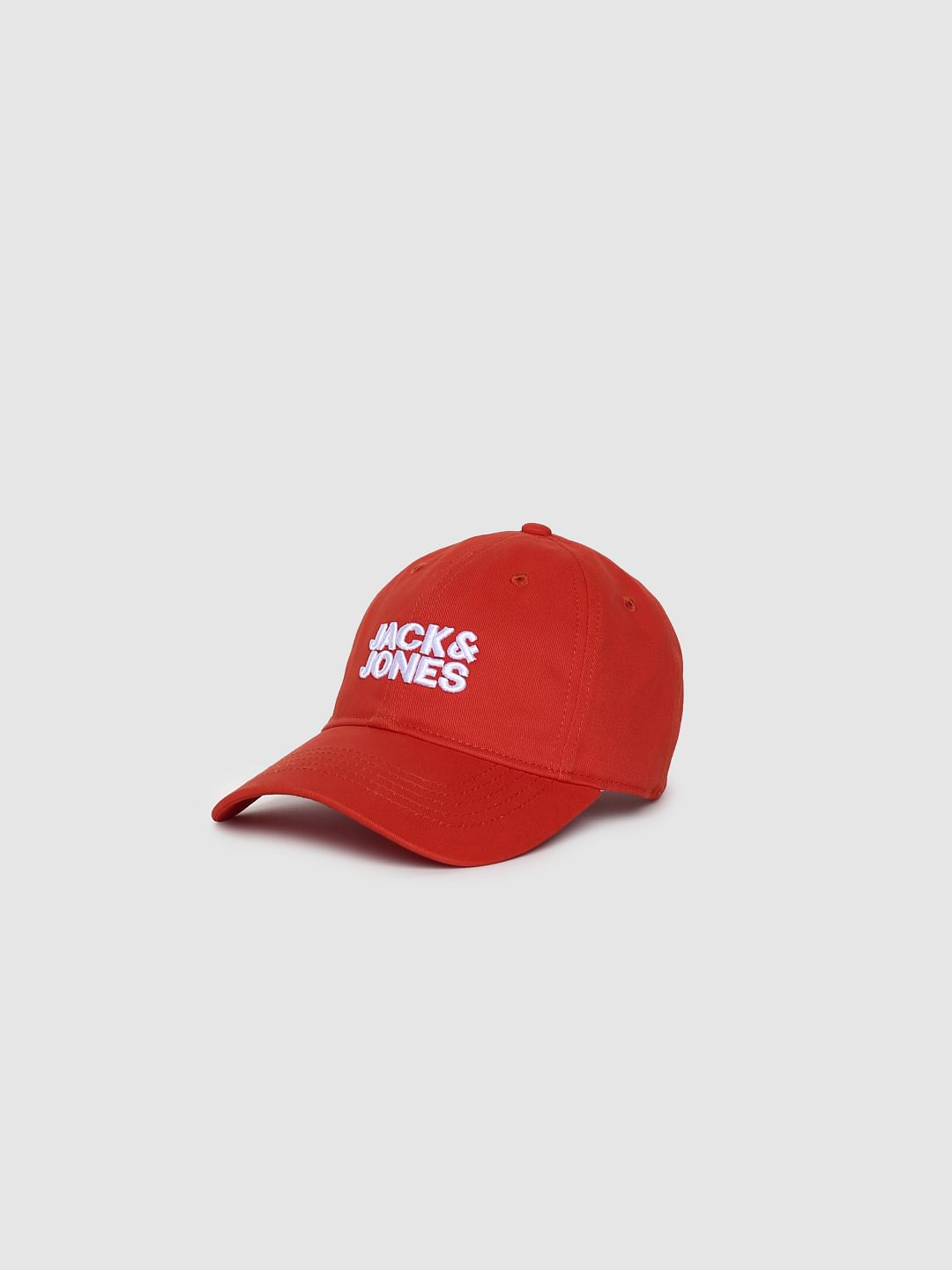 BOYS Orange Logo Print Baseball Cap