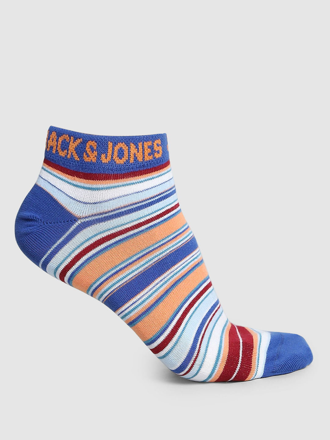 Pack of 3 Striped Ankle Length Socks