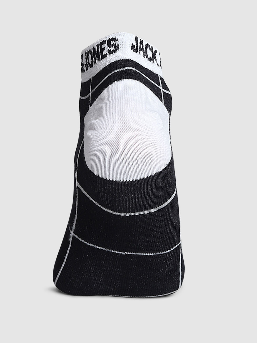 Pack Of 3 Monochrome Ankle Length Socks