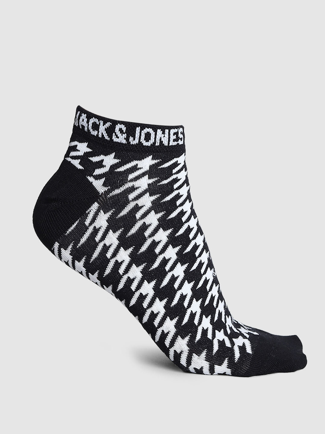 Pack Of 3 Monochrome Ankle Length Socks