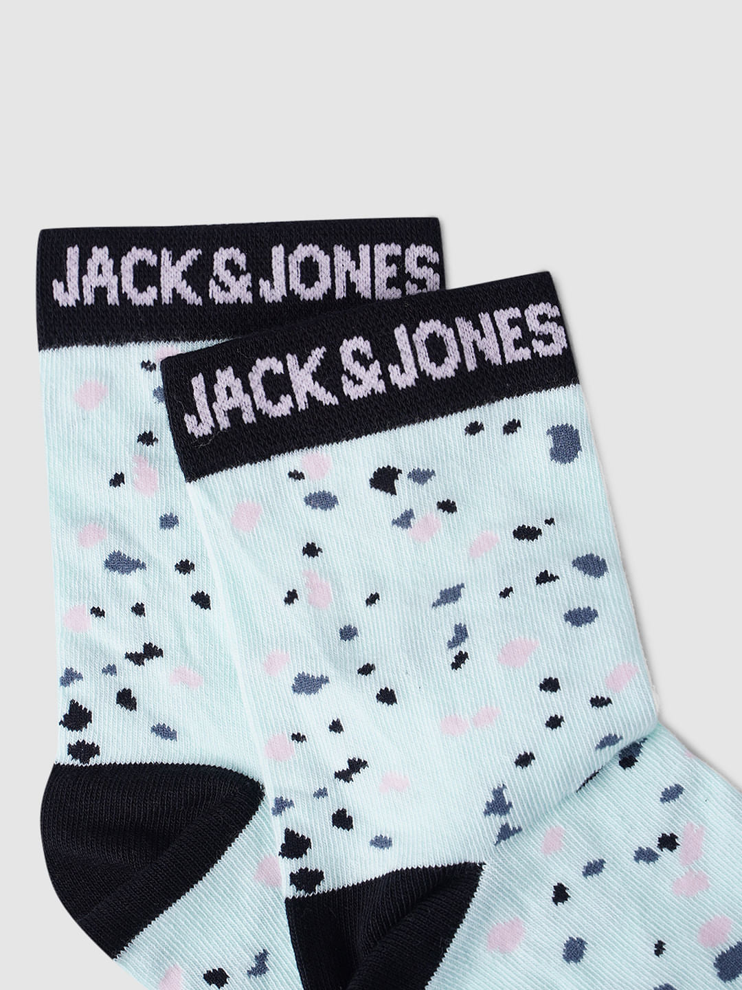 Pack Of 3 Printed Mid Length Socks