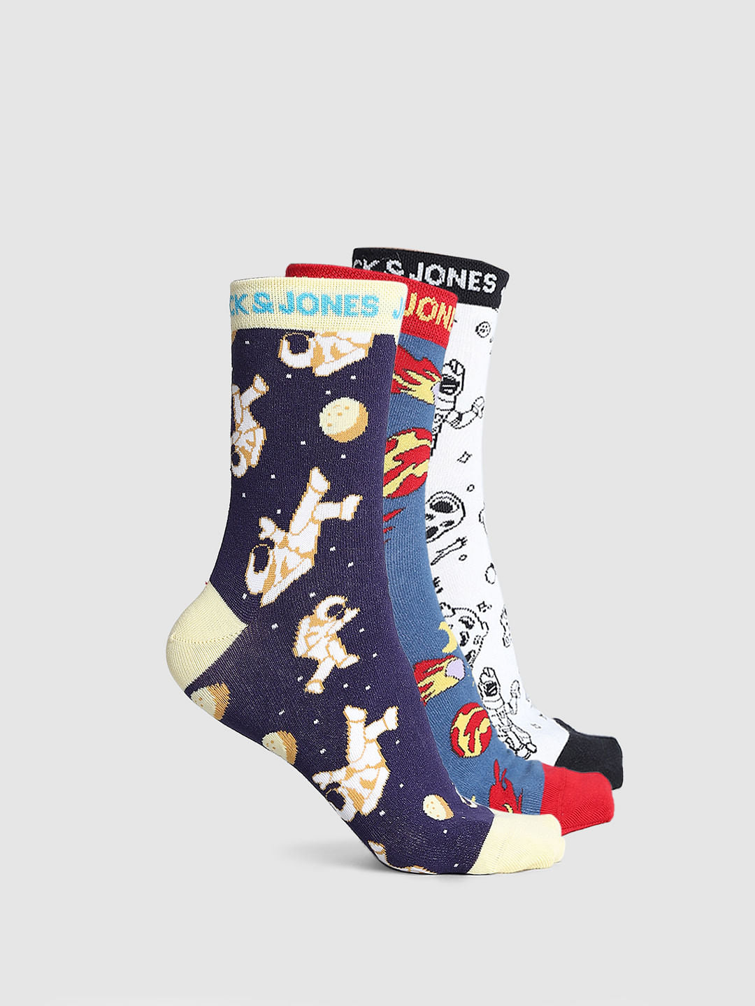 Pack Of 3 Mid Length Socks