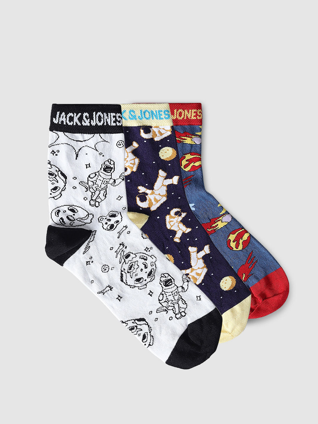 Pack Of 3 Mid Length Socks