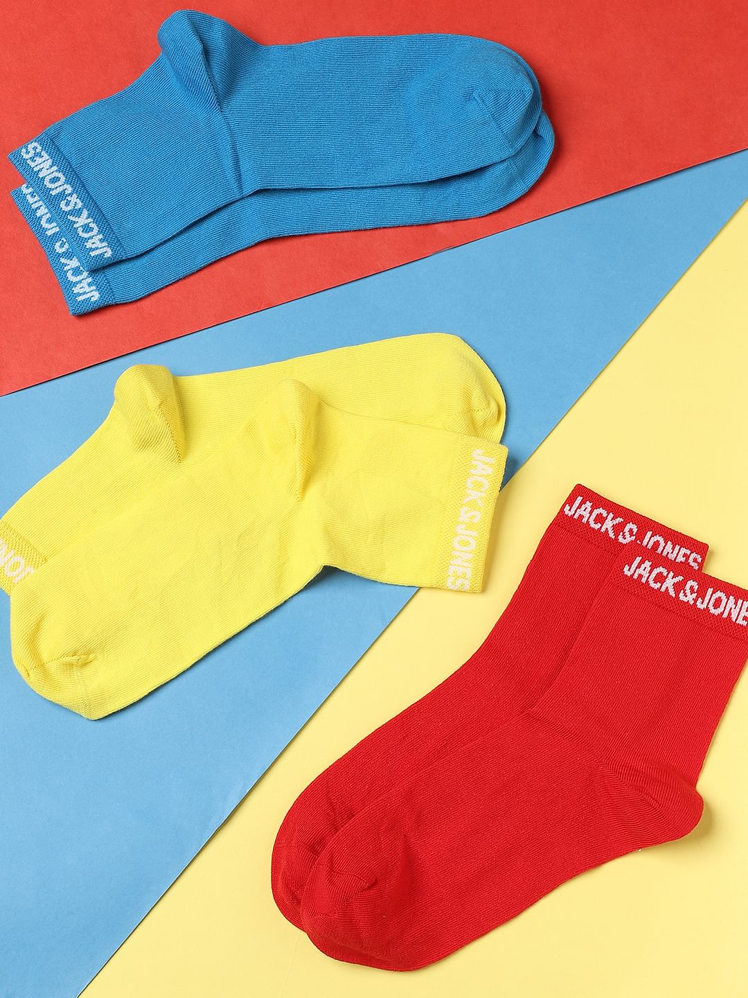 Pack Of 3 Mid Length Socks