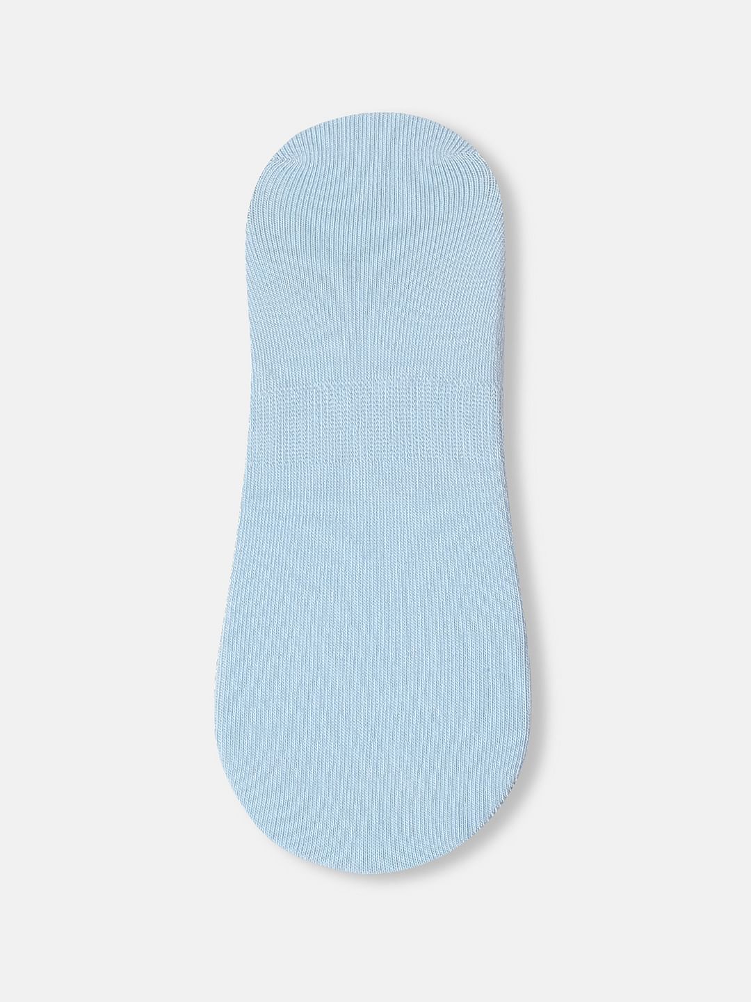 Red & Blue Logo Print No Show Socks