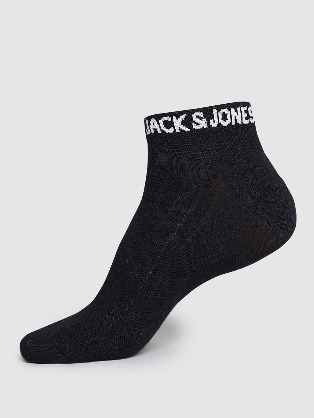 Pack of 2 Black Ankle Length Socks
