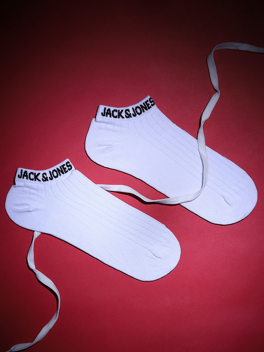 Pack of 2 White Ankle Length Socks