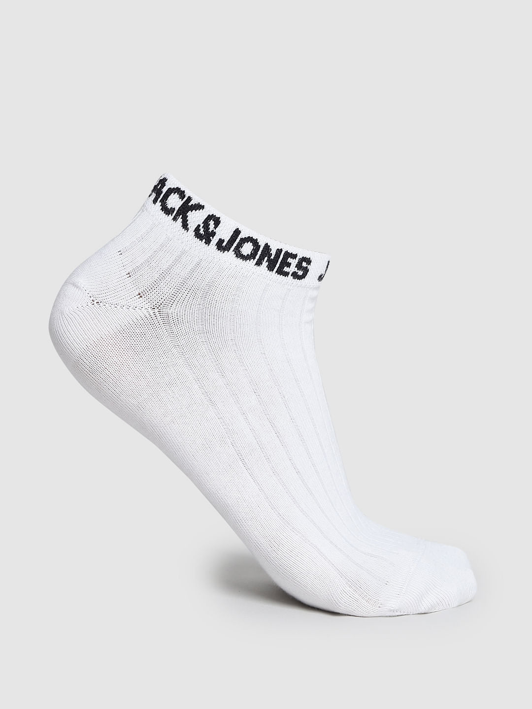 Pack of 2 White Ankle Length Socks