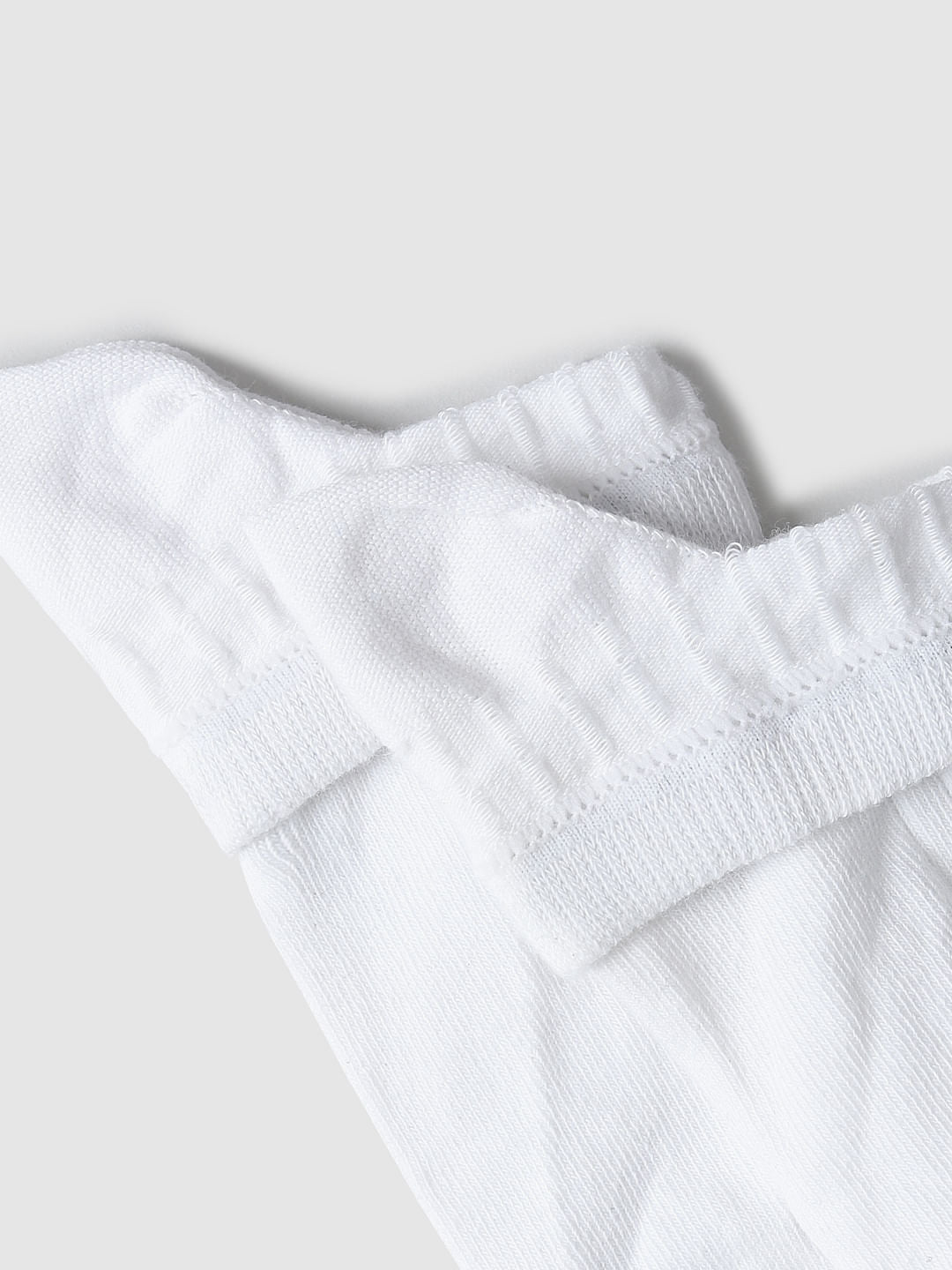 Pack of 2 White Ankle Length Socks