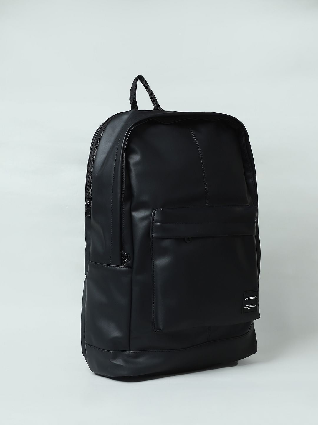 Black PU Backpack