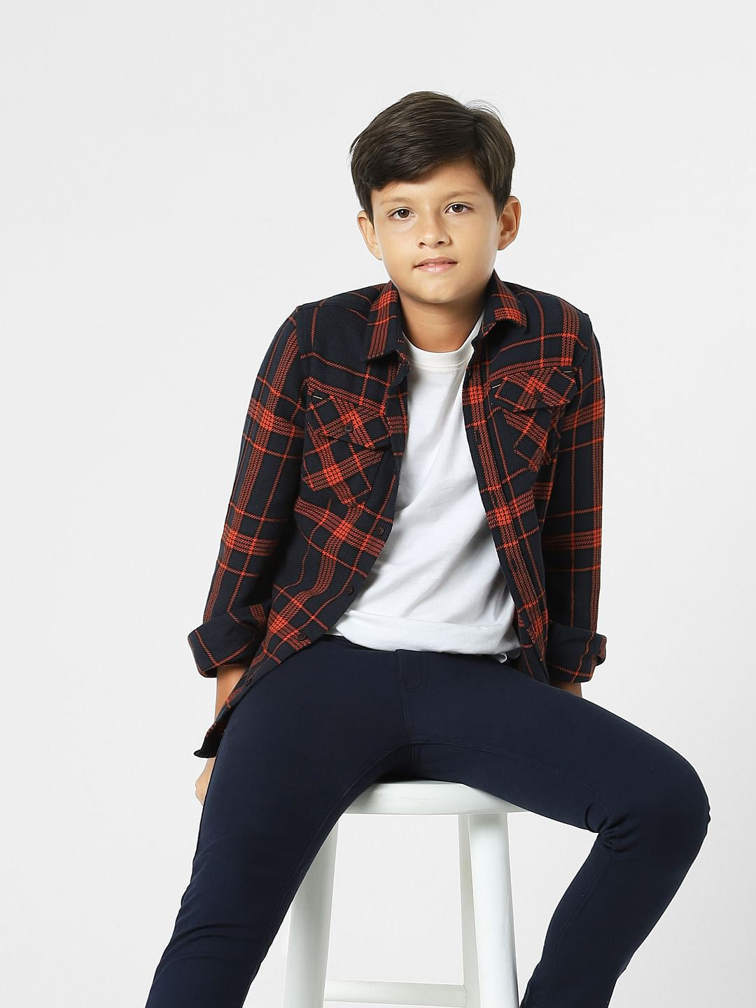 Navy Blue Mid Rise Slim Fit Jeans