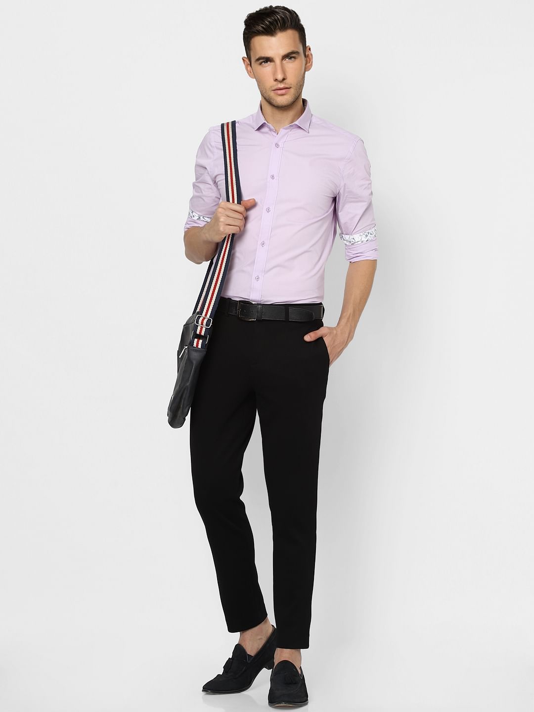 Purple Full Sleeves Shirt