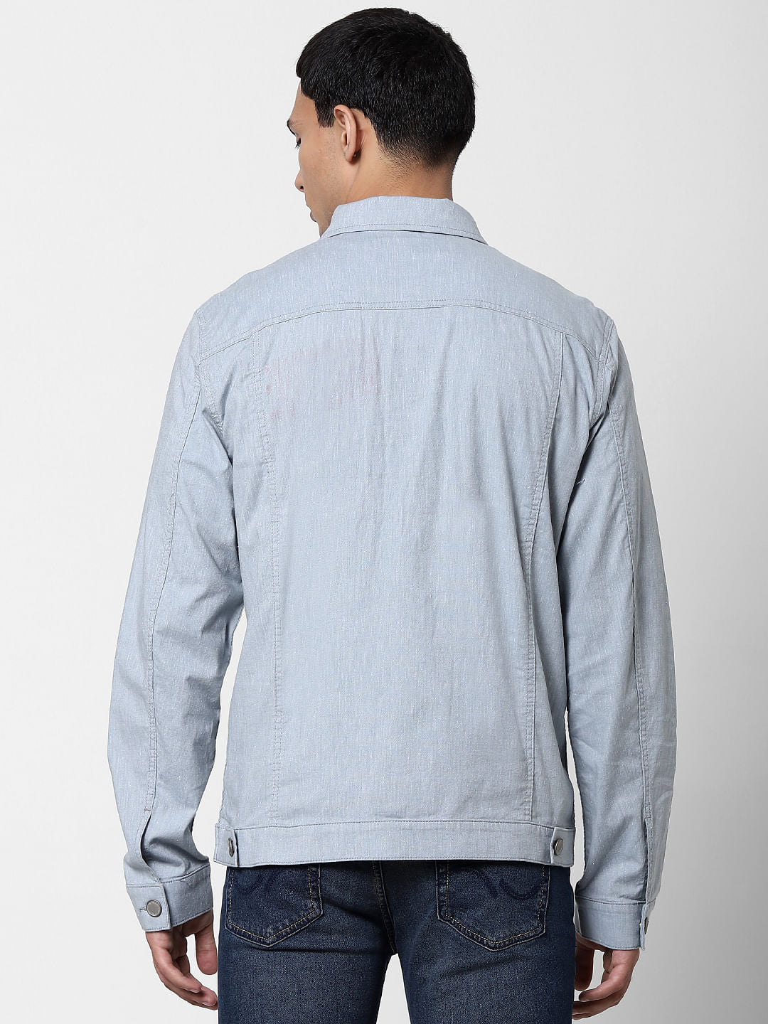 Light Blue Linen Jacket