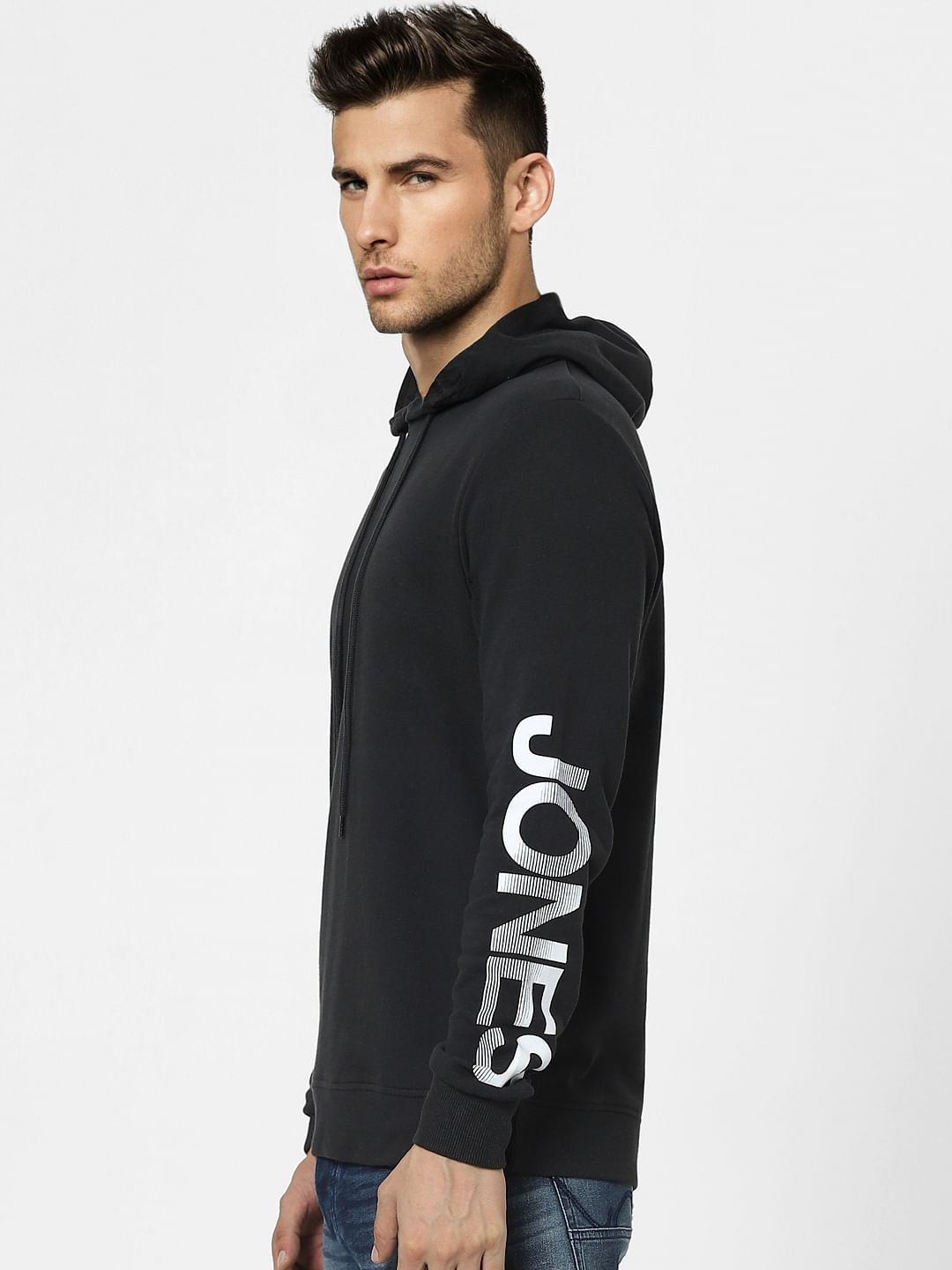 Black Hooded Sweatshirt