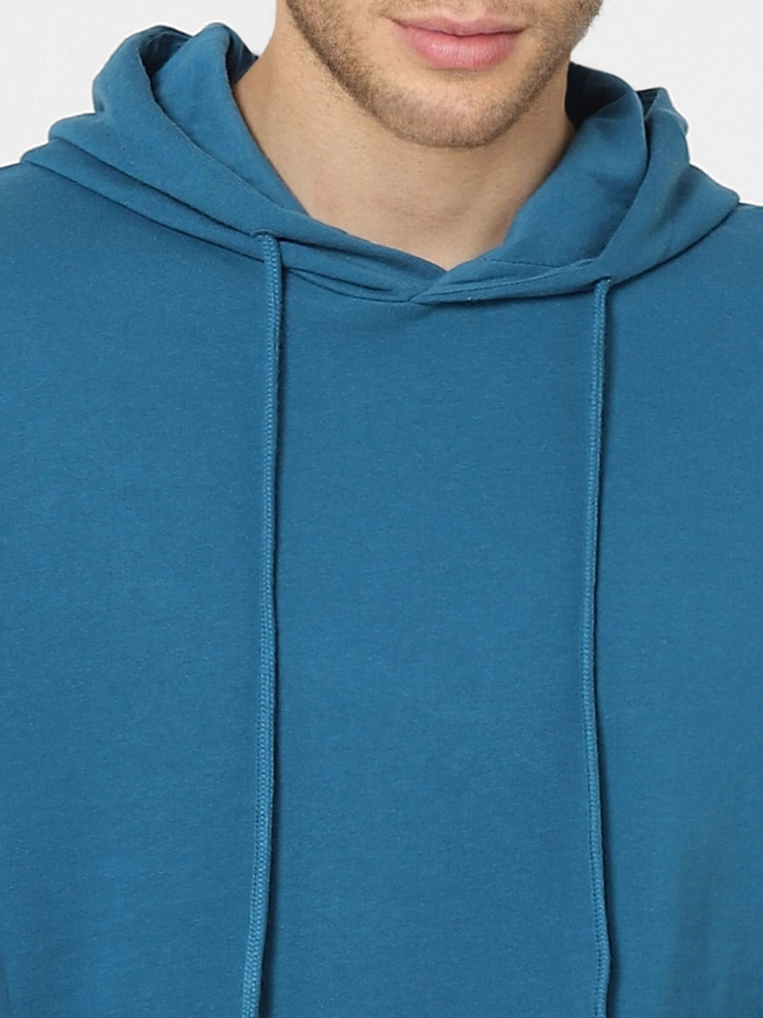 Blue Hooded Sweatshirt