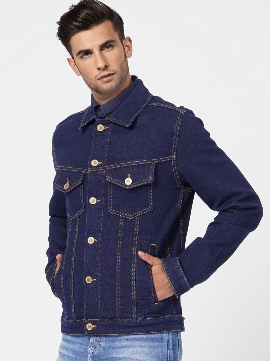 Dark Blue Denim Jacket