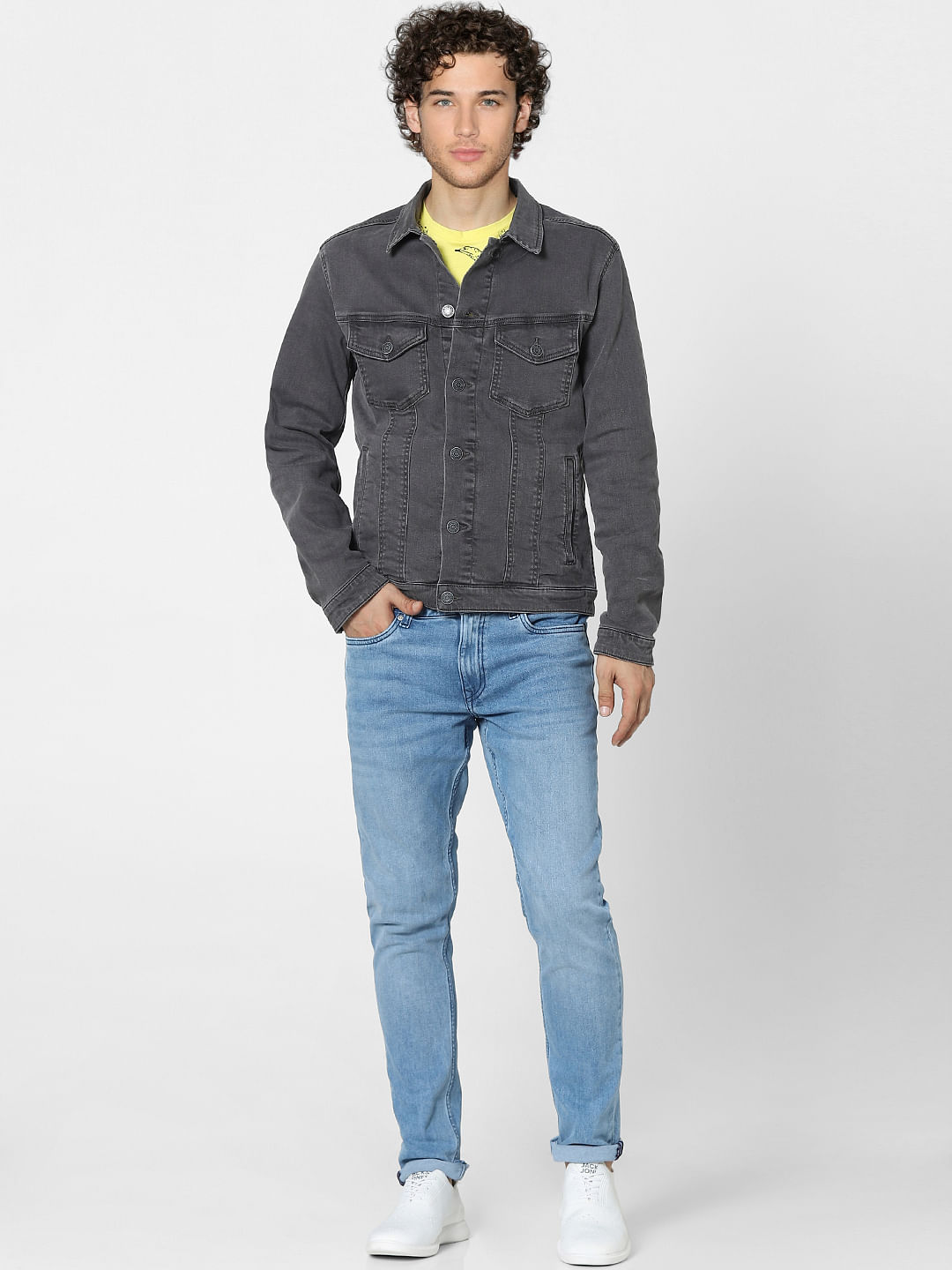 Grey Denim Jacket