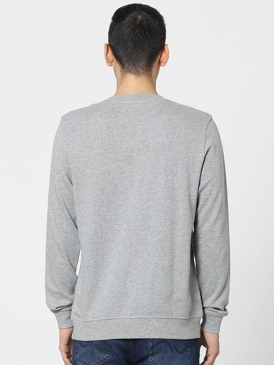 Grey Graphic Print Sweatshirt