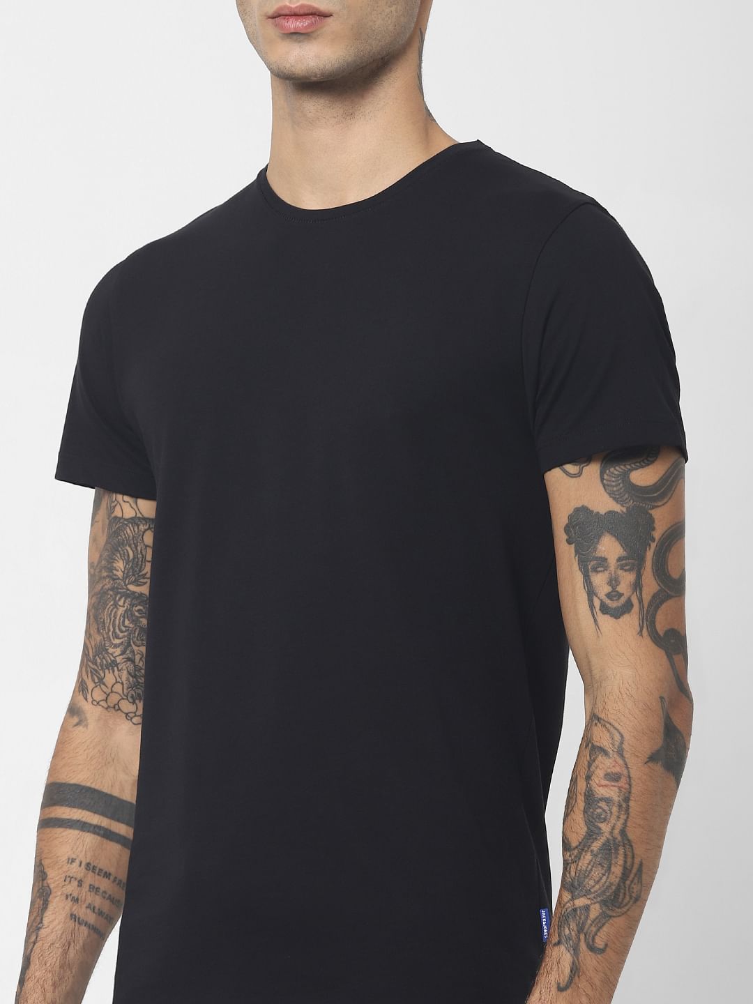 Black Crew Neck T-shirt