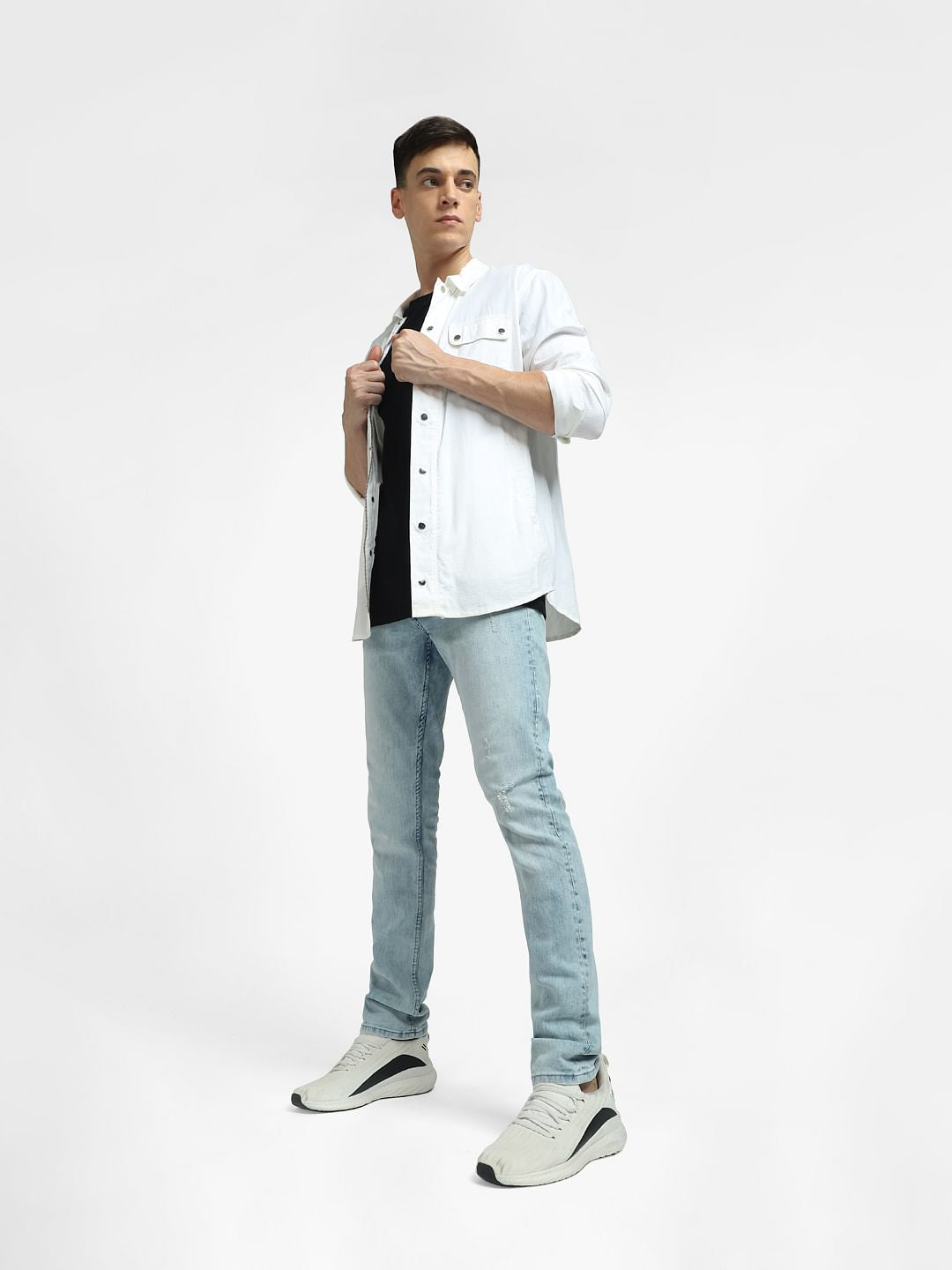 Light Blue Low Rise Liam Skinny Fit Jeans