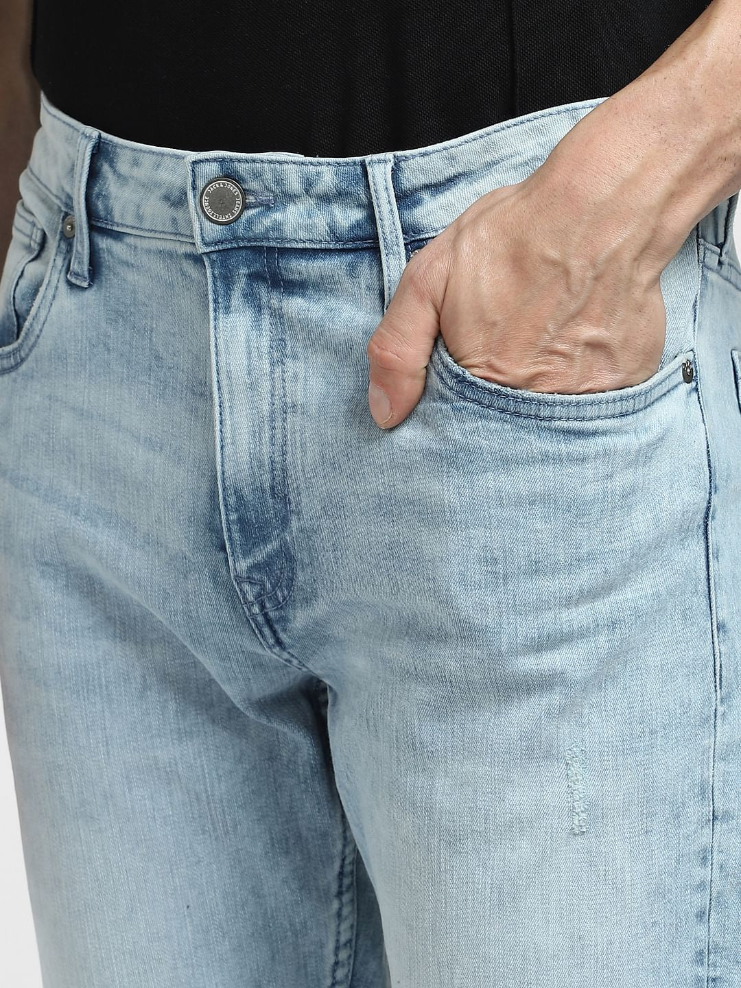 Light Blue Low Rise Liam Skinny Fit Jeans