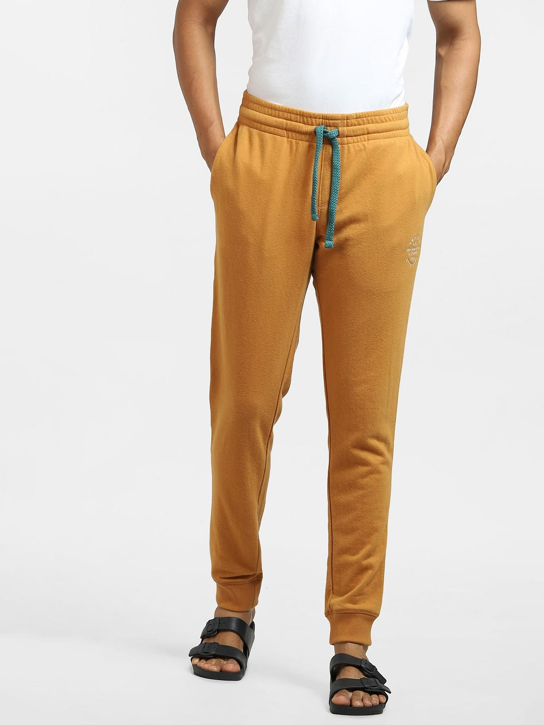 Brown Mid Rise Sweatpants