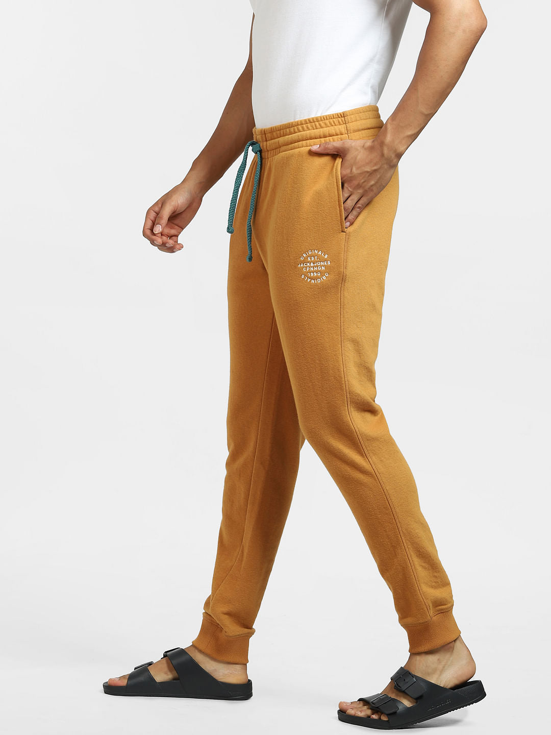 Brown Mid Rise Sweatpants