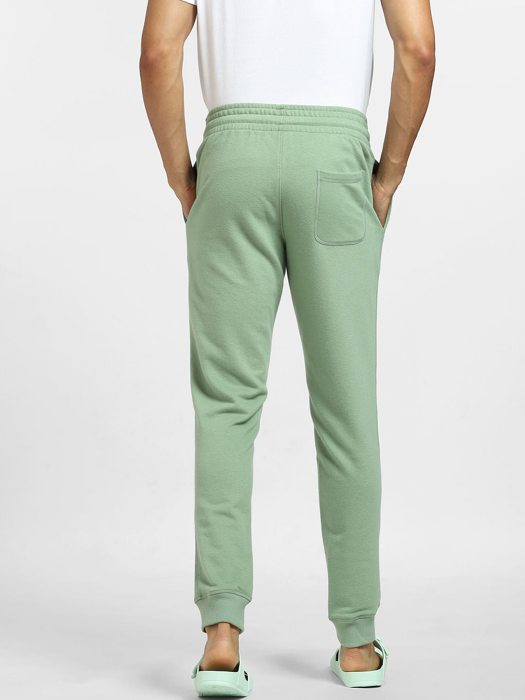 Light Green Mid Rise Sweatpants