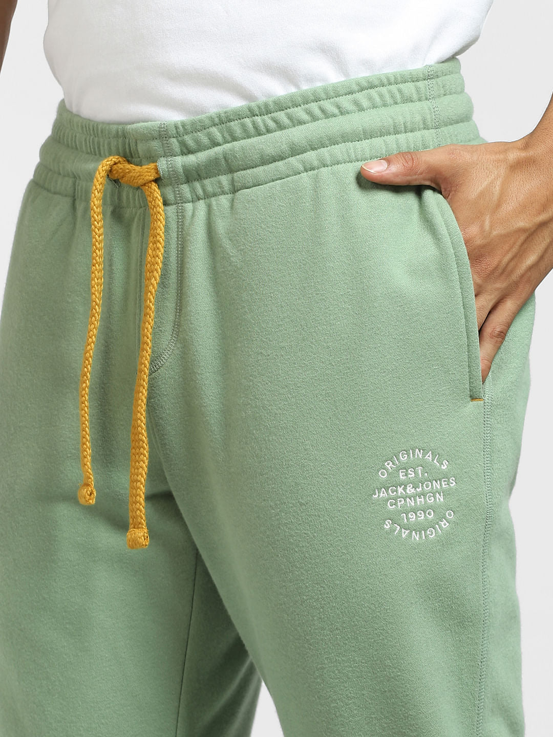 Light Green Mid Rise Sweatpants