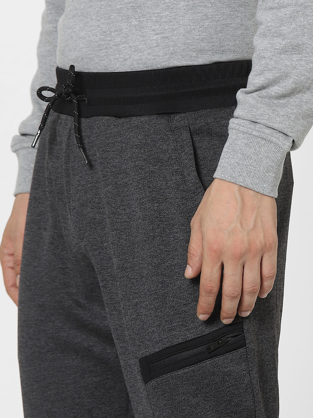 Grey High Rise Sweatpants