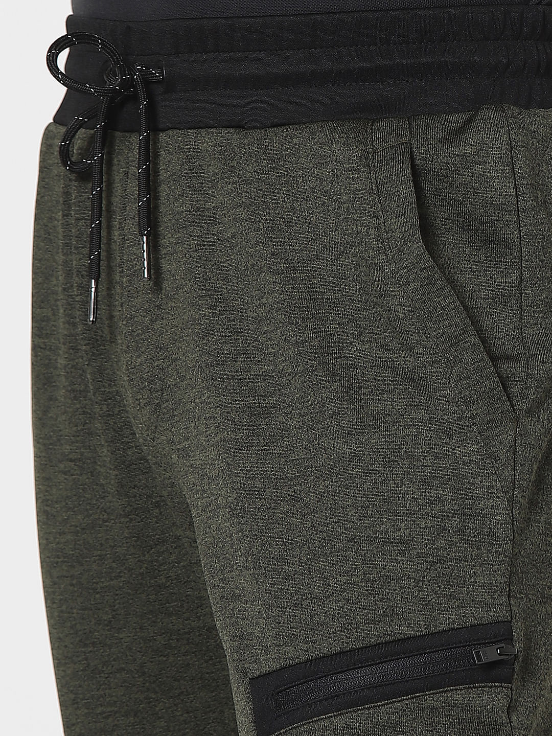 Olive Green High Rise Sweatpants