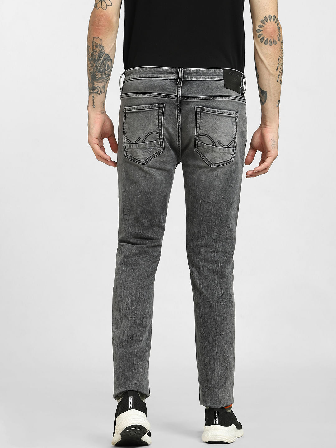 Black Low Rise Liam Skinny Jeans